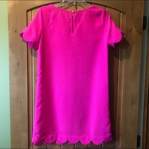Hot Pink Scalloped Dress